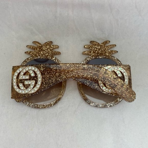 Gucci 53MM Embellished Pineapple Round Sunglasses main image 4